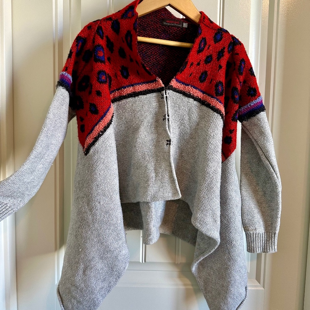 Catimini Asymmetric Cardigan size 10